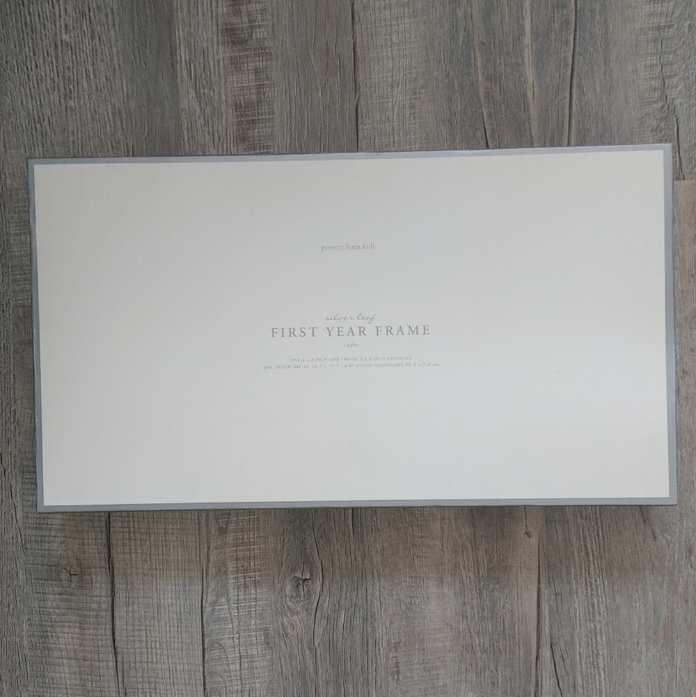 Pottery Barn First Year Picture Frame